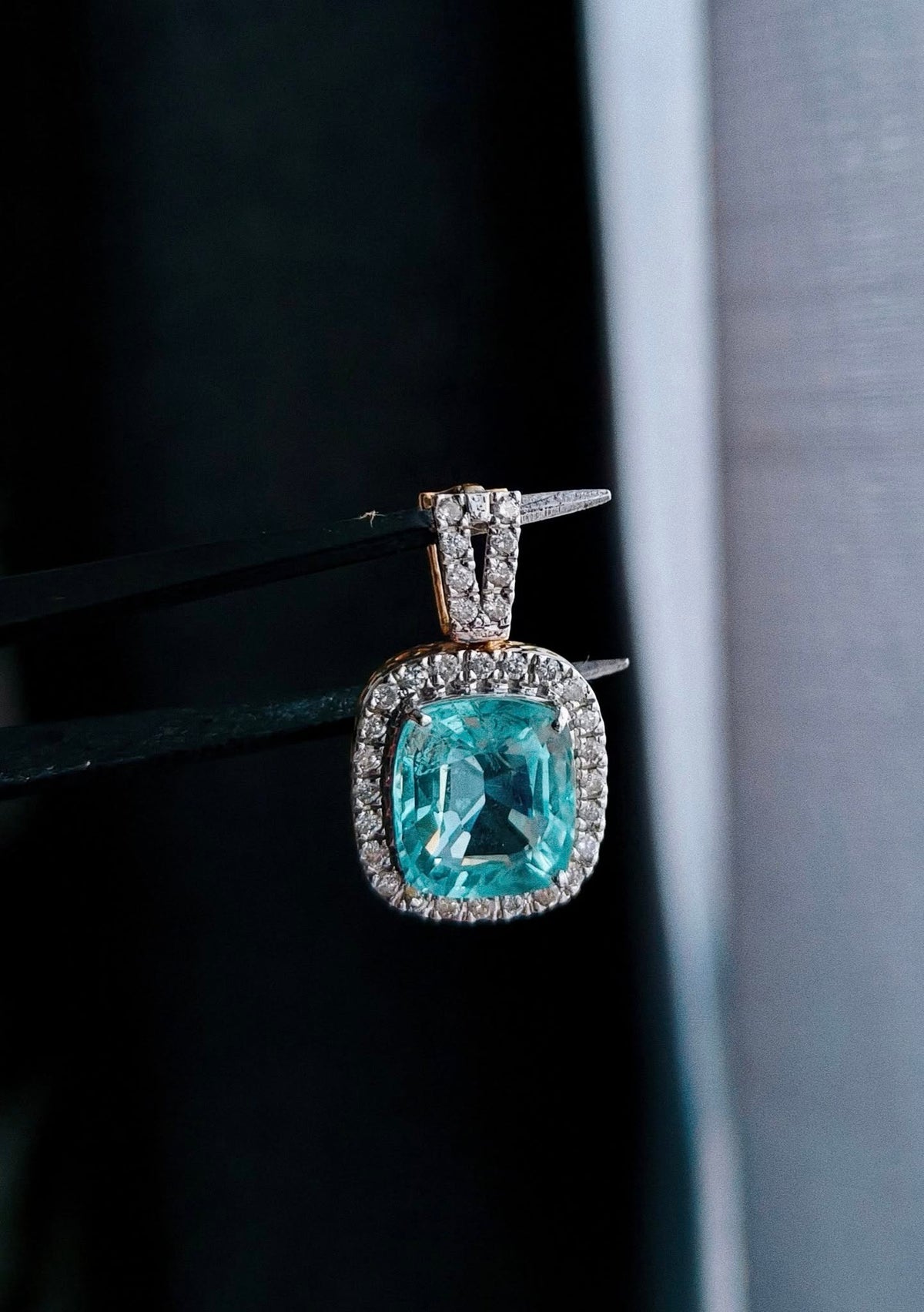 Ocean Blue Aquamarine earring, ring, and pendant